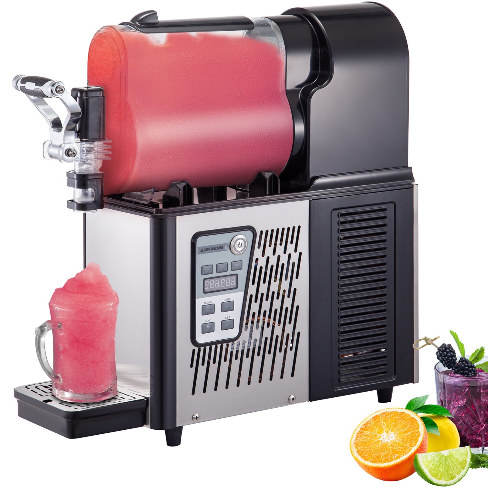VEVOR Commercial Frozen Drink Machine Slushie And Margarita Maker 0.79 Gal Pc Tanks