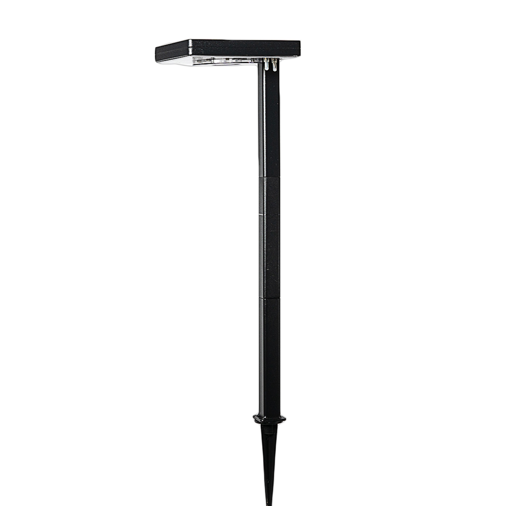 Gama Sonic Contemporary Square Solar Path Light with 3 Ground Stake Mounting Options