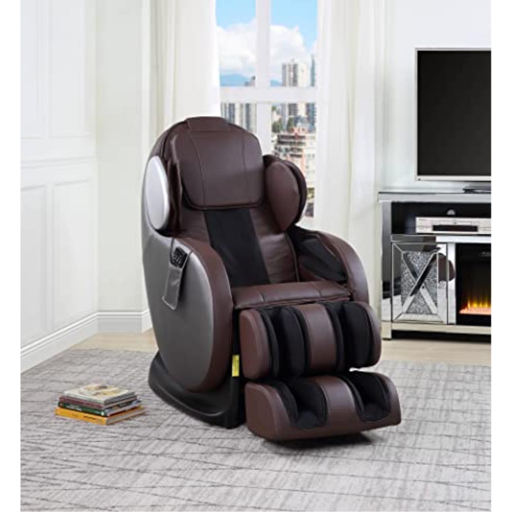 Acme Furniture LV00569 - Massage Chair, Chocolate PU - Pacari