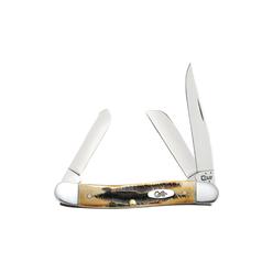 W. R. Case & Sons Cutlery Co. Case Cutlery CAS-03578 2019 6.5 Stainless Steel Stockman BoneStag Pocket Knife - Medium