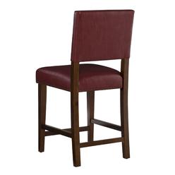 Linon Brook Counter Stool, Red