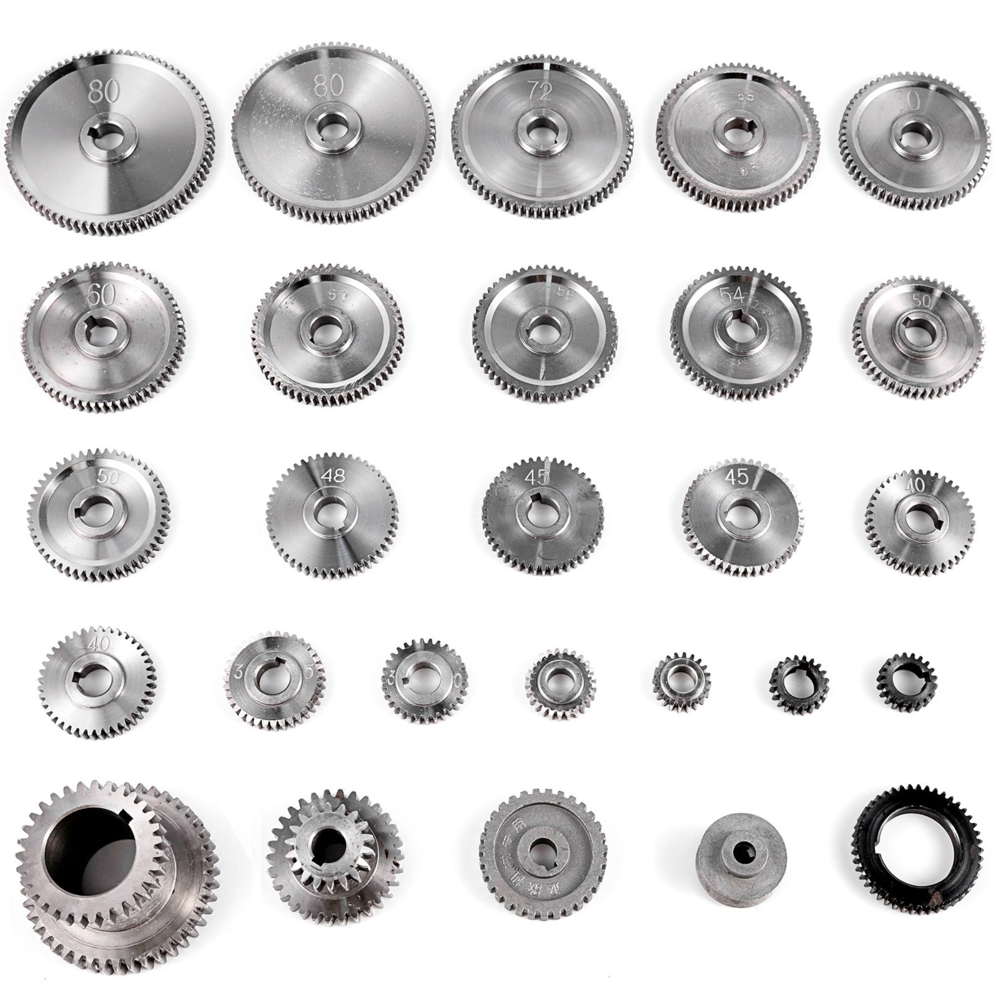 VEVOR 27PCS Metal Lathe Gears, Change Gear for Mini Lathes and Milling