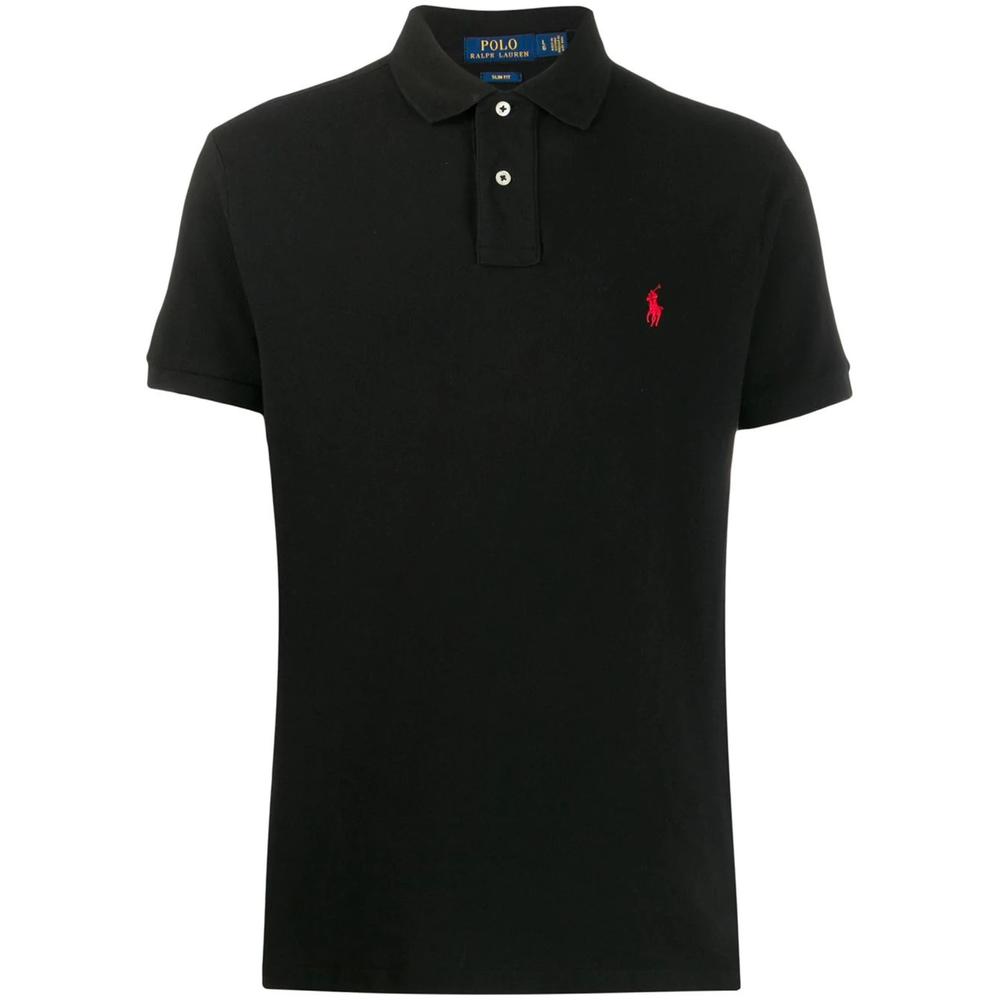 Ralph Lauren Men'S 710795080006 Black Cotton Polo Shirt