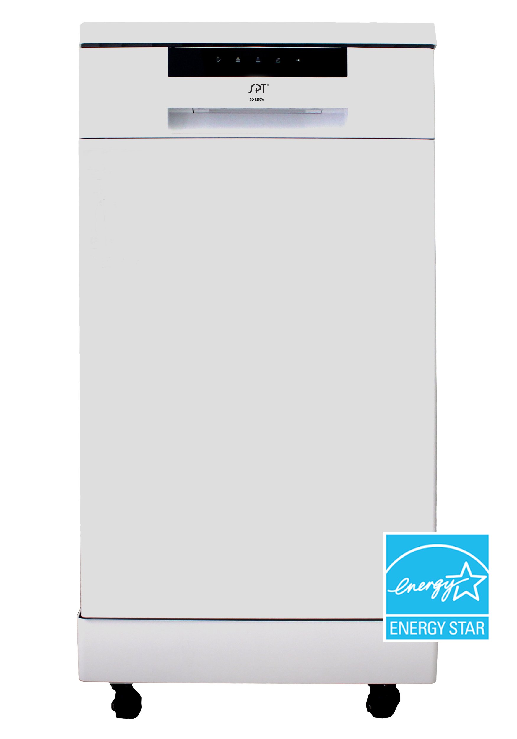 Sunpentown 18" Portable Dishwasher with Energy Star - White