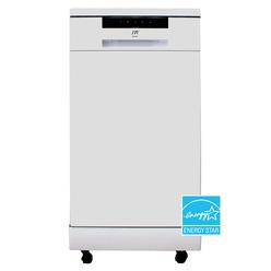 Sunpentown 18" Portable Dishwasher with Energy Star - White