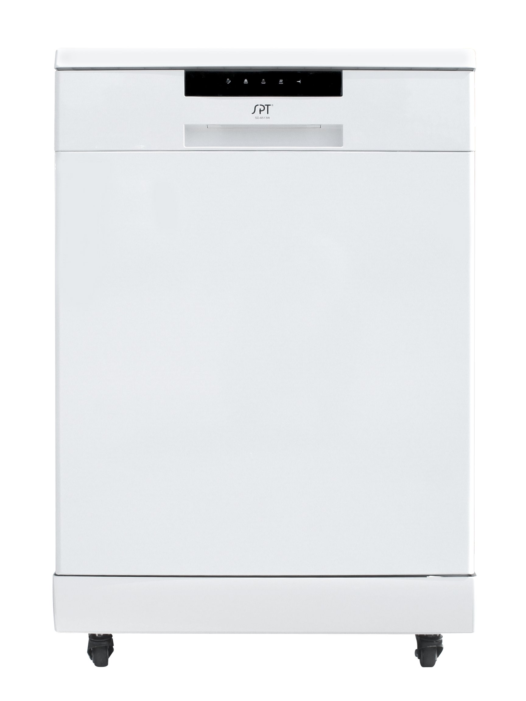 Sunpentown Energy Star 24" Portable Stainless Steel Dishwasher - White