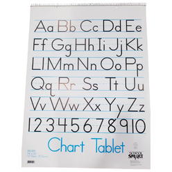 American Paper Converters Inc School Smart Chart Tablet, 24 x 32 in, 25 Sheets, 1-1/2 in Skip Line
