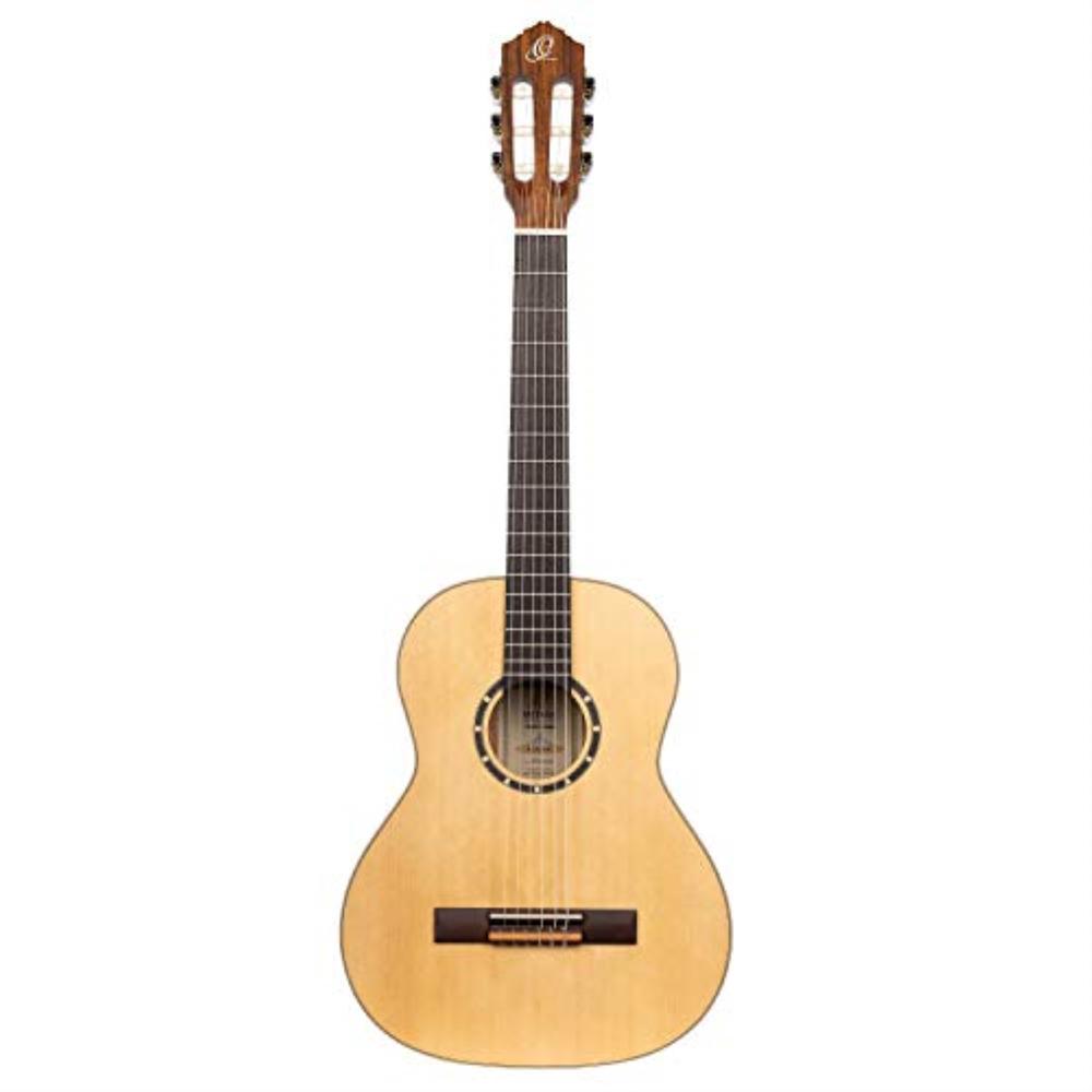 Ortega Guitars Family Series 1/2 Size Left-Handed Nylon Classical Guitar with Bag