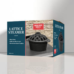 US STOVE COMPANY US STOVE CO US Stove LS-02 1 qt. Black Lattice Steamer