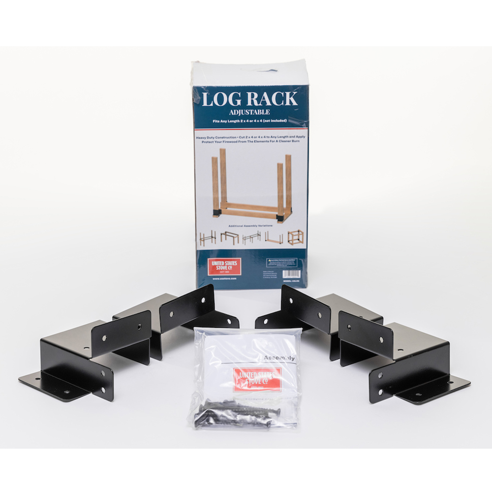 US STOVE COMPANY Adjustable Log Rack Brackets Kit