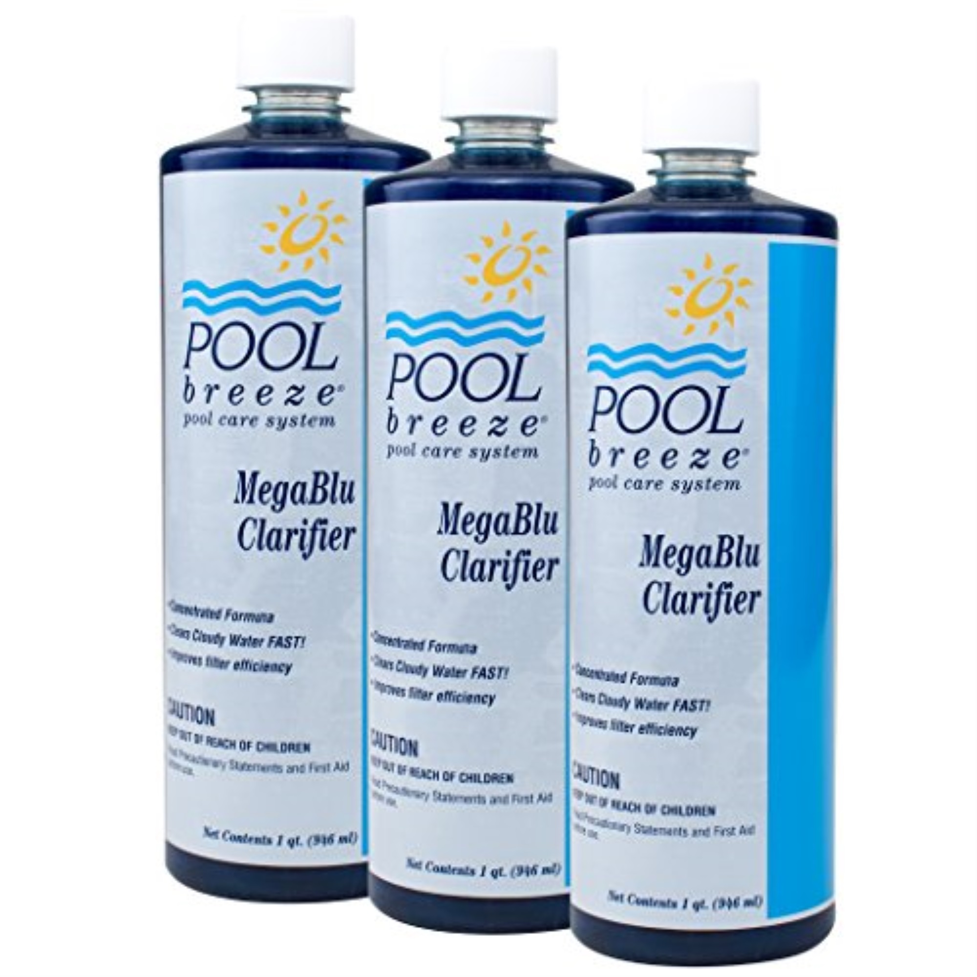 8367724 MEGABLU CLARIFIER PB QT Pool Breeze Pool Care System Liquid