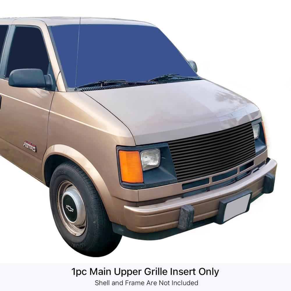 APS 1985-1994 Chevy Astro Van /1985-1994 Gmc Safari Van Stainless Steel Black Powder Coated Finish 8X6 Horizontal Billet Black Sta