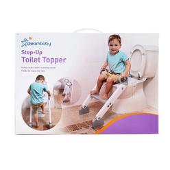 Dreambaby NEW Step-Up Toilet Topper Grey/White