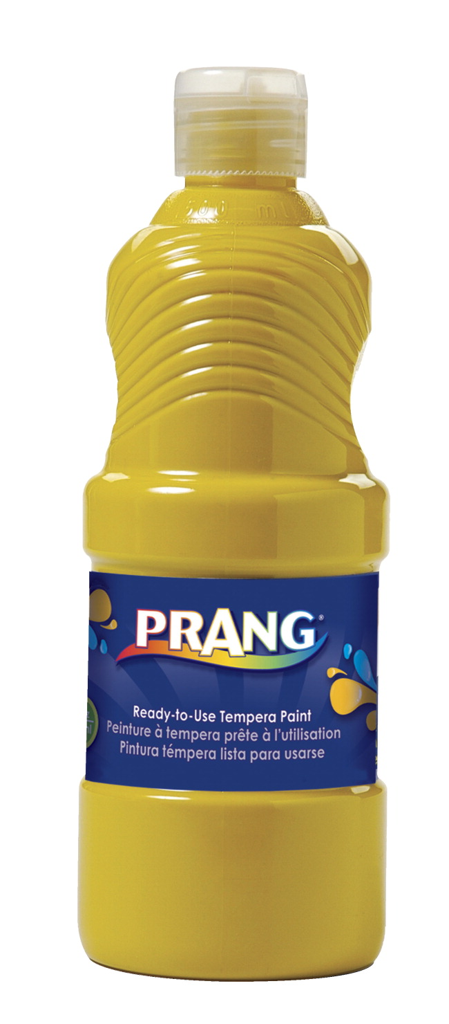DIXON TICONDEROGA CO Prang Non-Toxic Ready-to-Use Liquid Tempera Paint, 1 qt Squeeze Bottle, Yellow