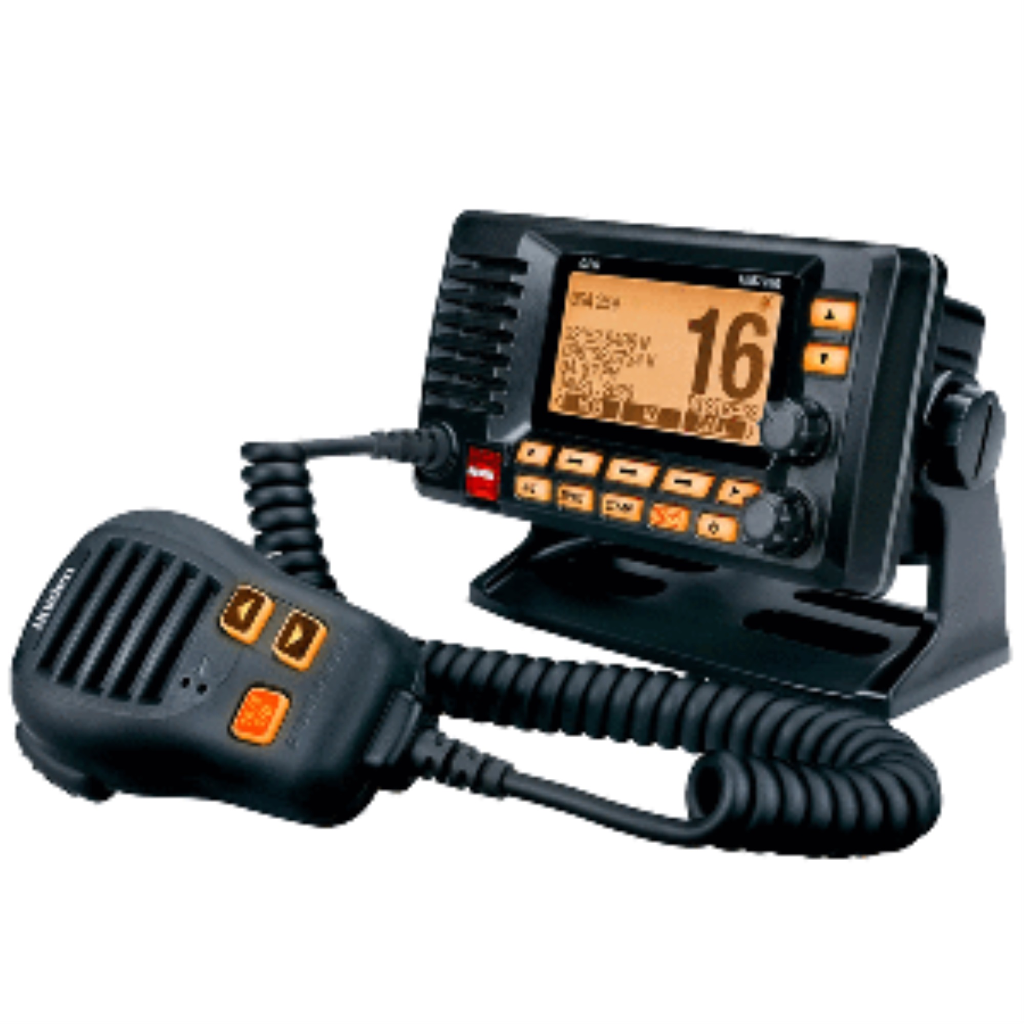 Uniden UM725 Fixed Mount Marine VHF Radio - Black
