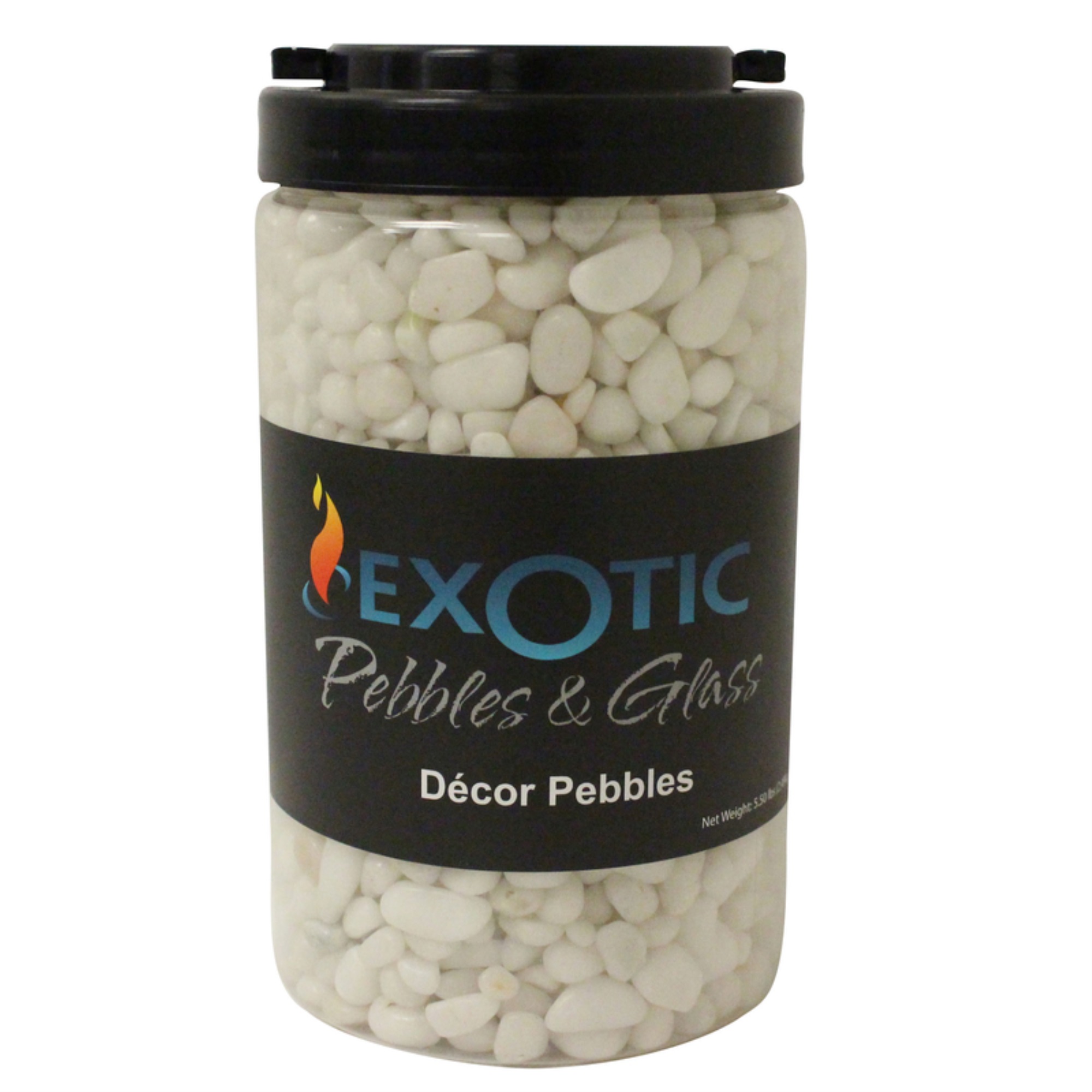 Exotic Pebbles & Aggregates PEA GRAVEL SNW WHT 5.5LB (Pack of 1)