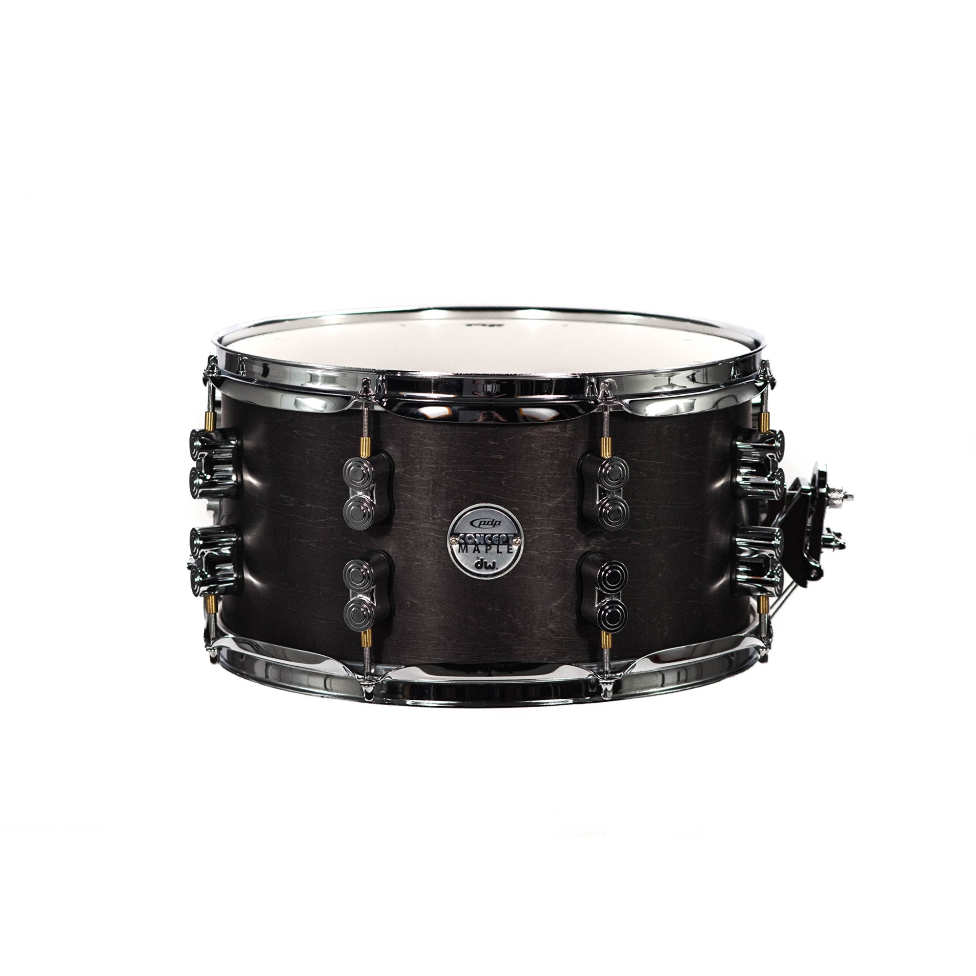 Pacific PDP By DW Black Wax Maple Snare Drum 7x13