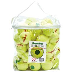 Tourna Pressurized green Dot Tennis Balls 50 Ball Tote Bag green Dot Tennis Balls Pressurized