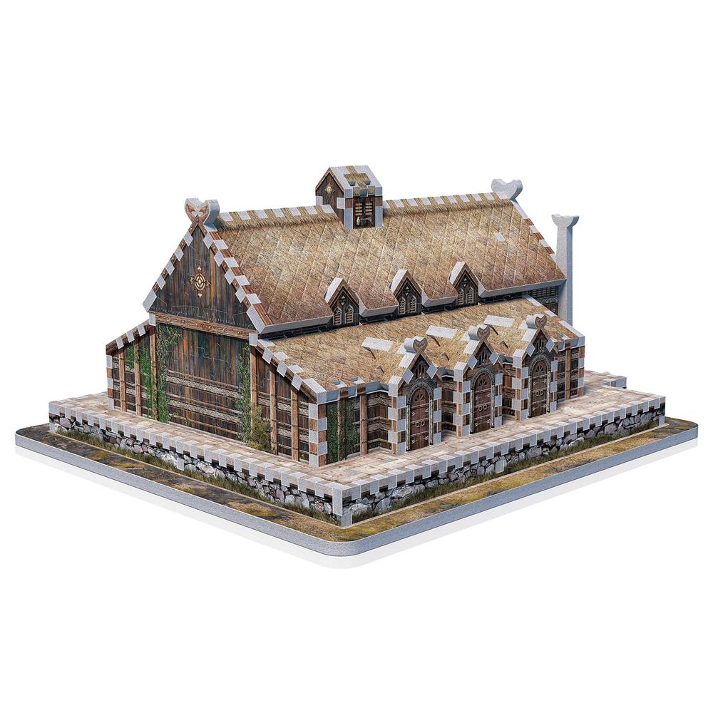 Wrebbit Puzzles Wrebbit3D - Lord Of The Rings - Golden Hall - Edoras 3D Jigsaw Puzzle - 445 Pieces