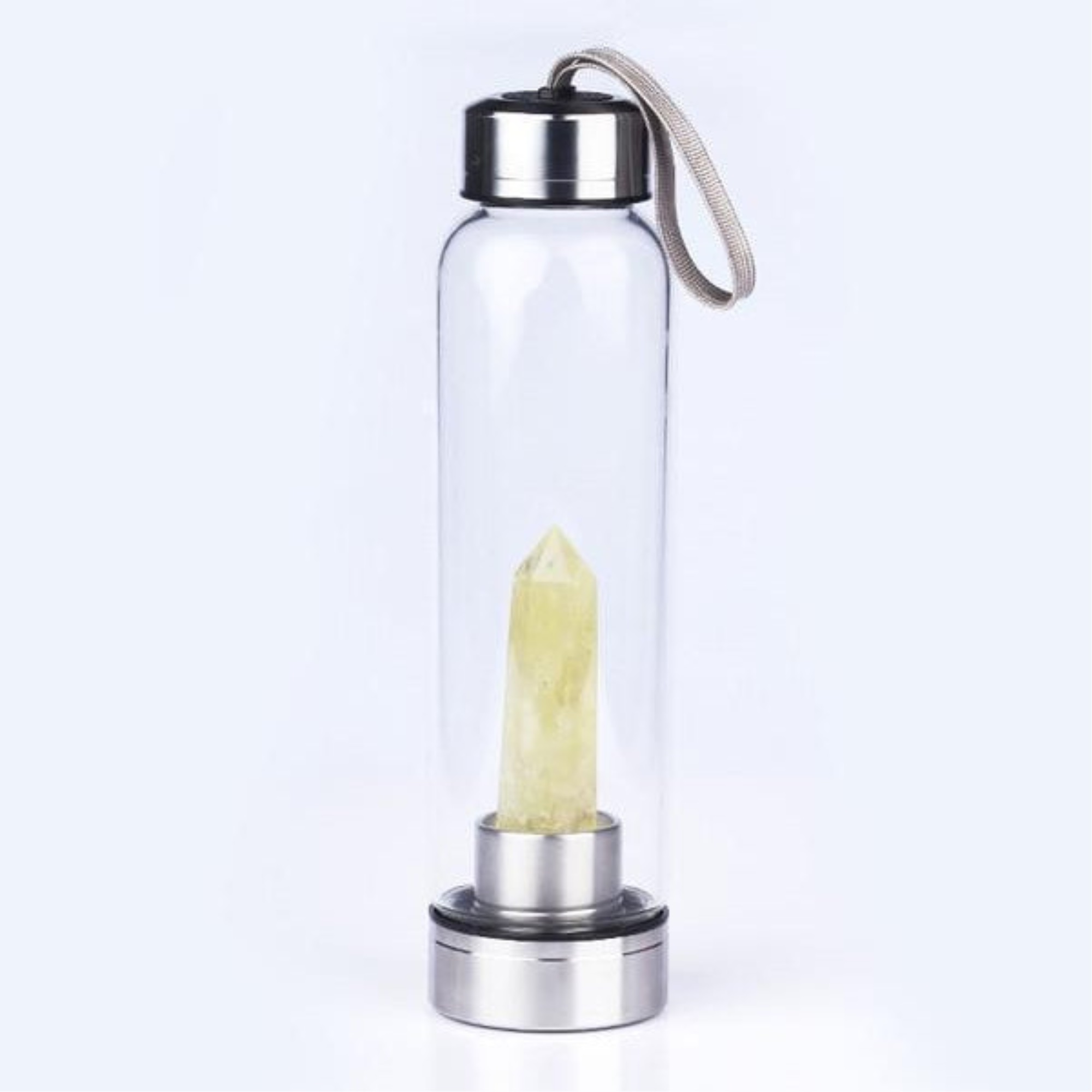 Vista Shops Pure Essence Natural Stone Infused Water In Glass Bottle