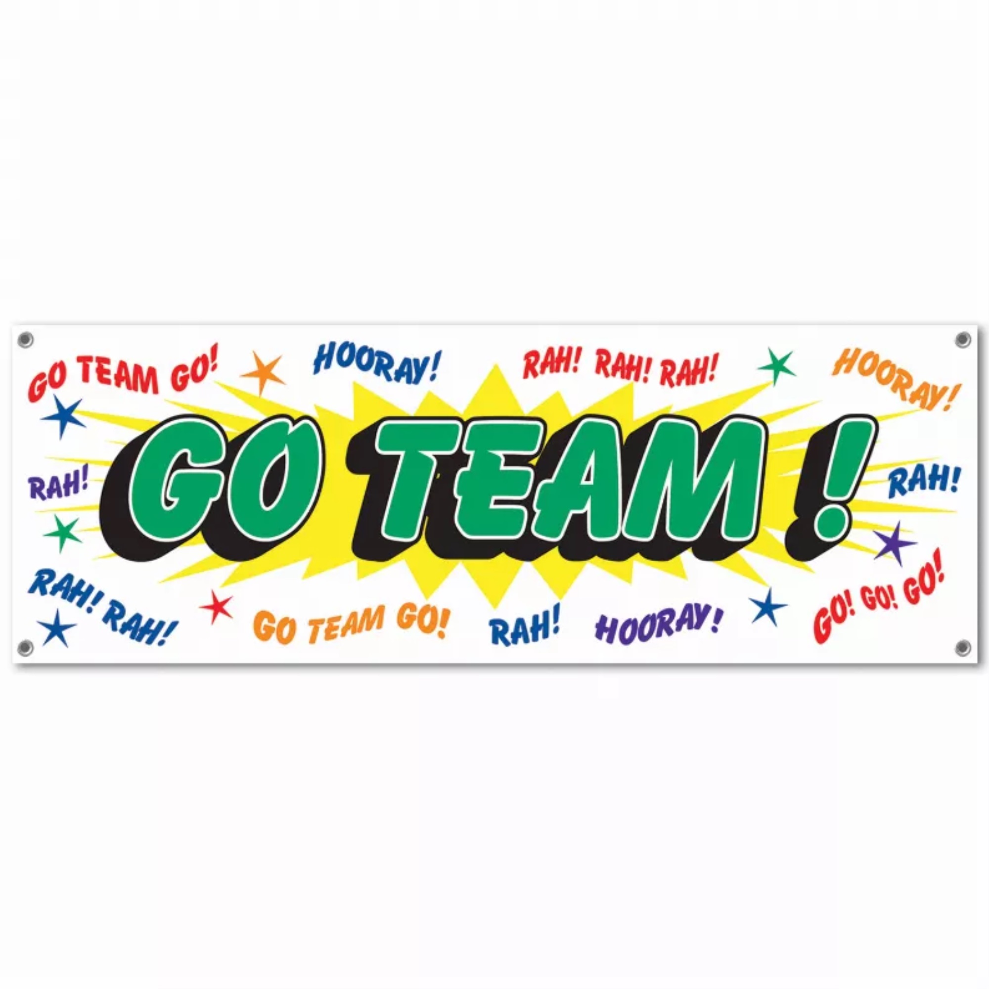 Beistle The Beistle Company Go Team Sign Banner Party Accessory (1 count) (1/Pkg)