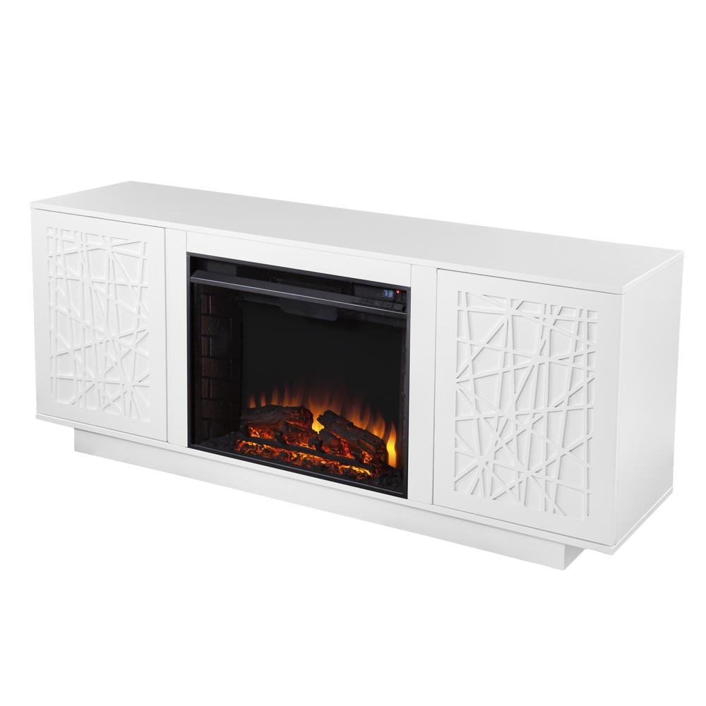 Southern Enterprise Delgrave Electric Media Fireplace with Storage