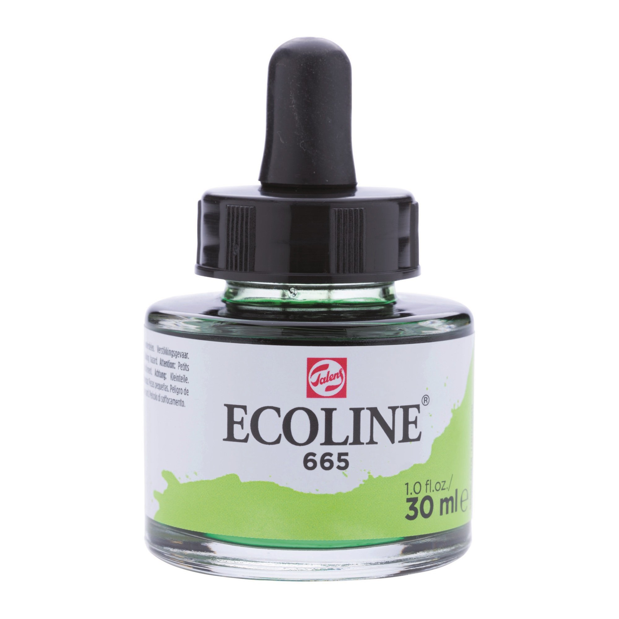 ECOLINE WC 30ML W/DRP SPNG GRN