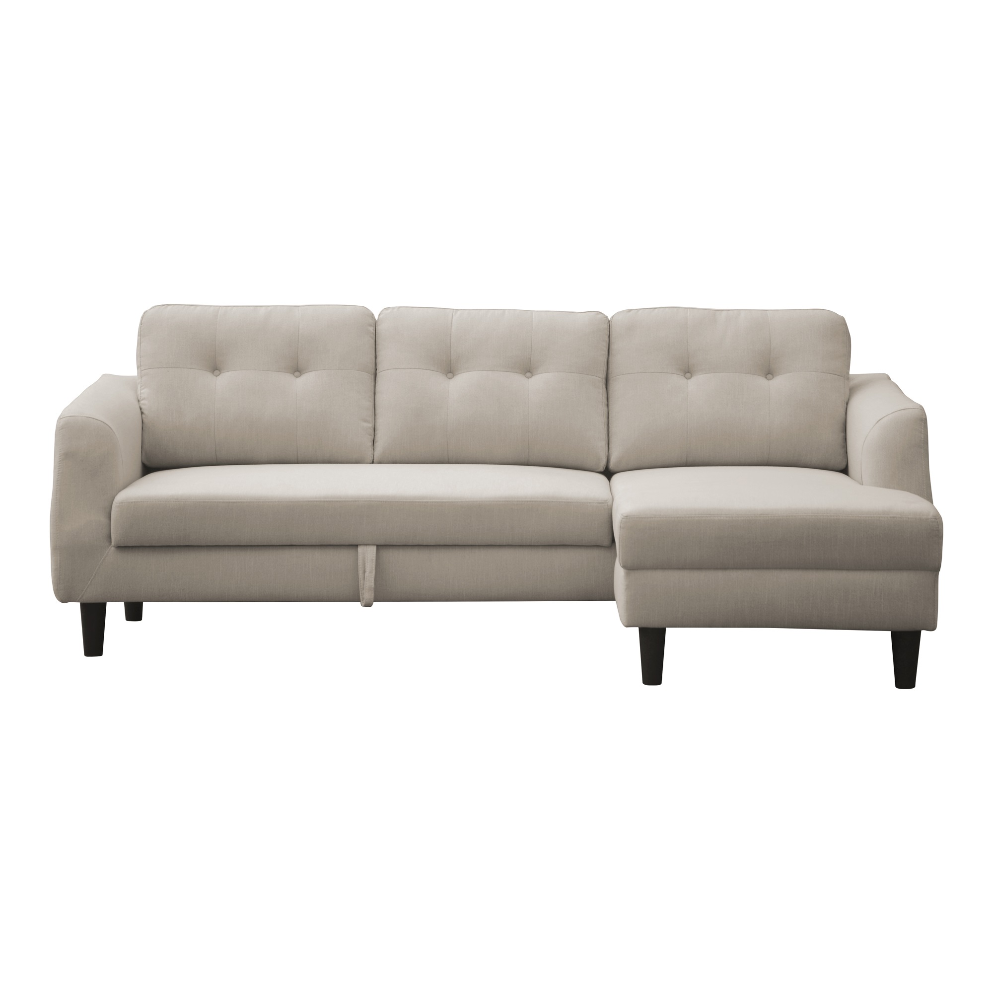 Moe's Home BELAGIO SOFA BED WITH CHAISE BEIGE RIGHT