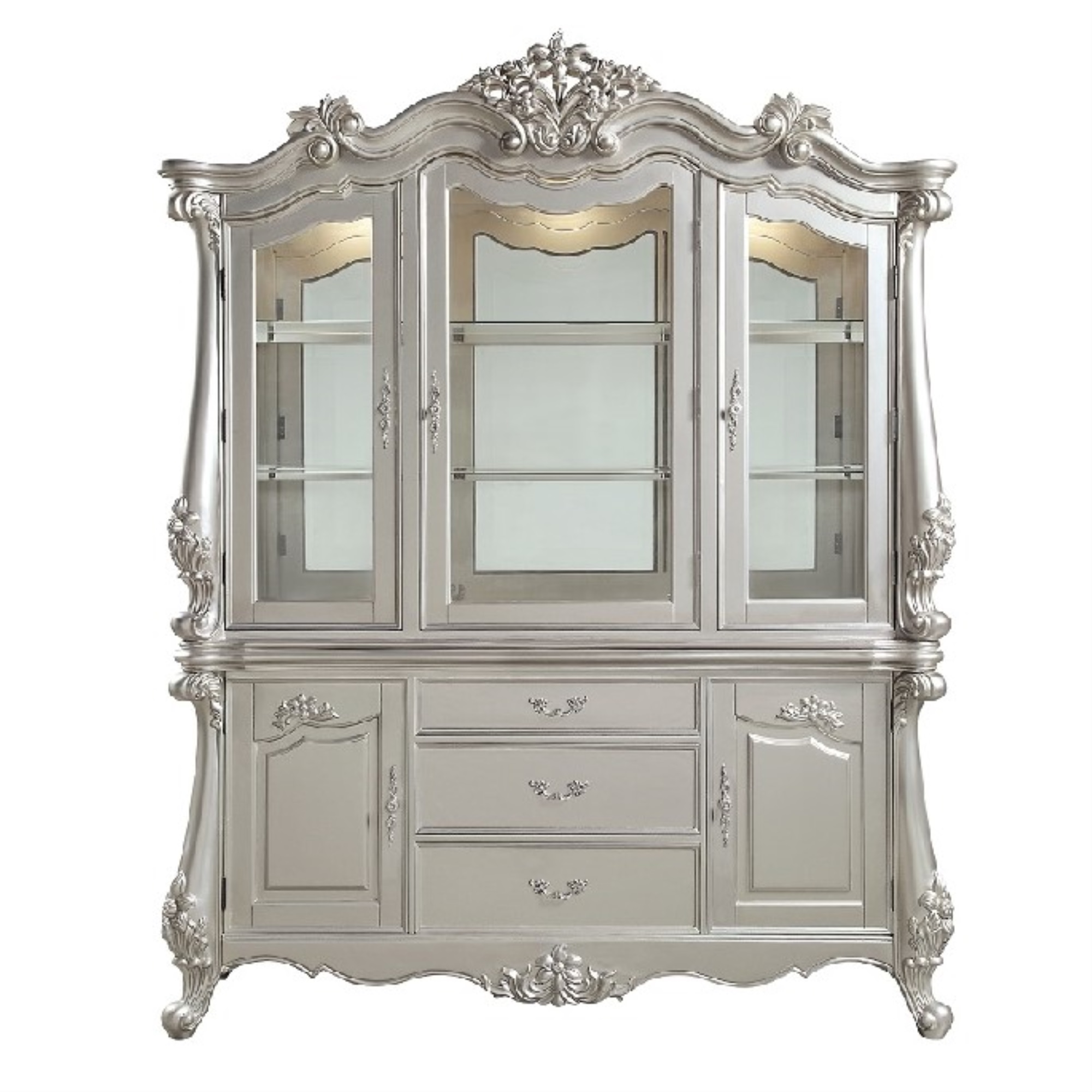 Acme Furniture ACME Bently Hutch & Buffet, Champagne Finish