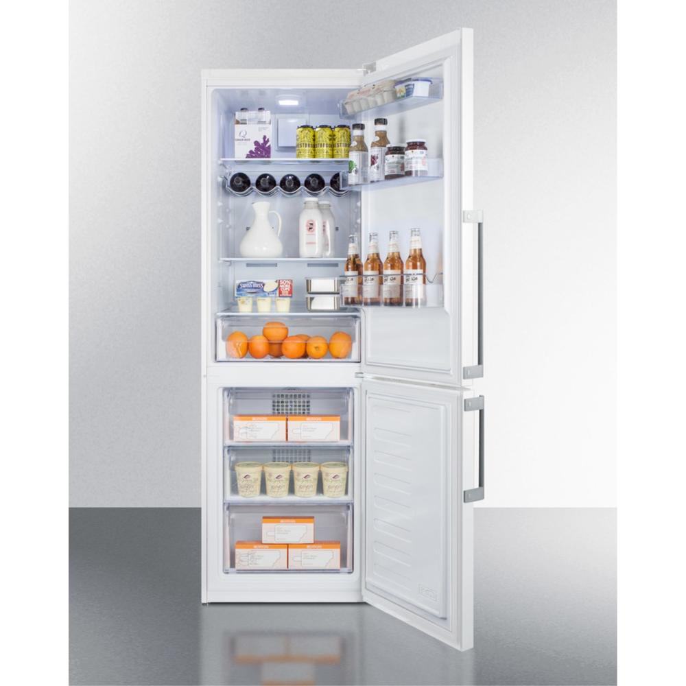 Summit Appliance 24" Wide Bottom Freezer Refrigerator