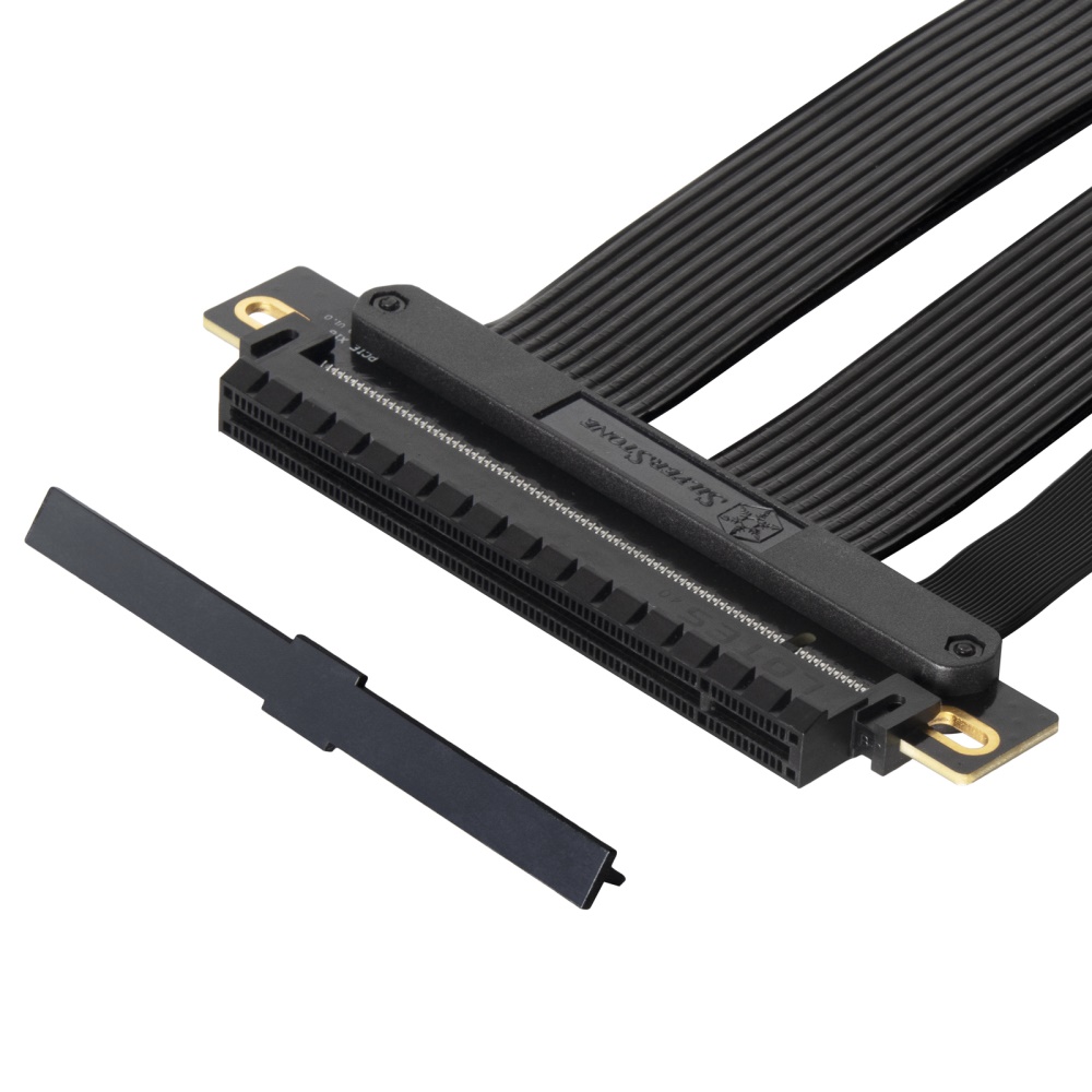 SilverStone Tech Inc Flex PCIE 4.0 X16 Riser Cable 220mm
