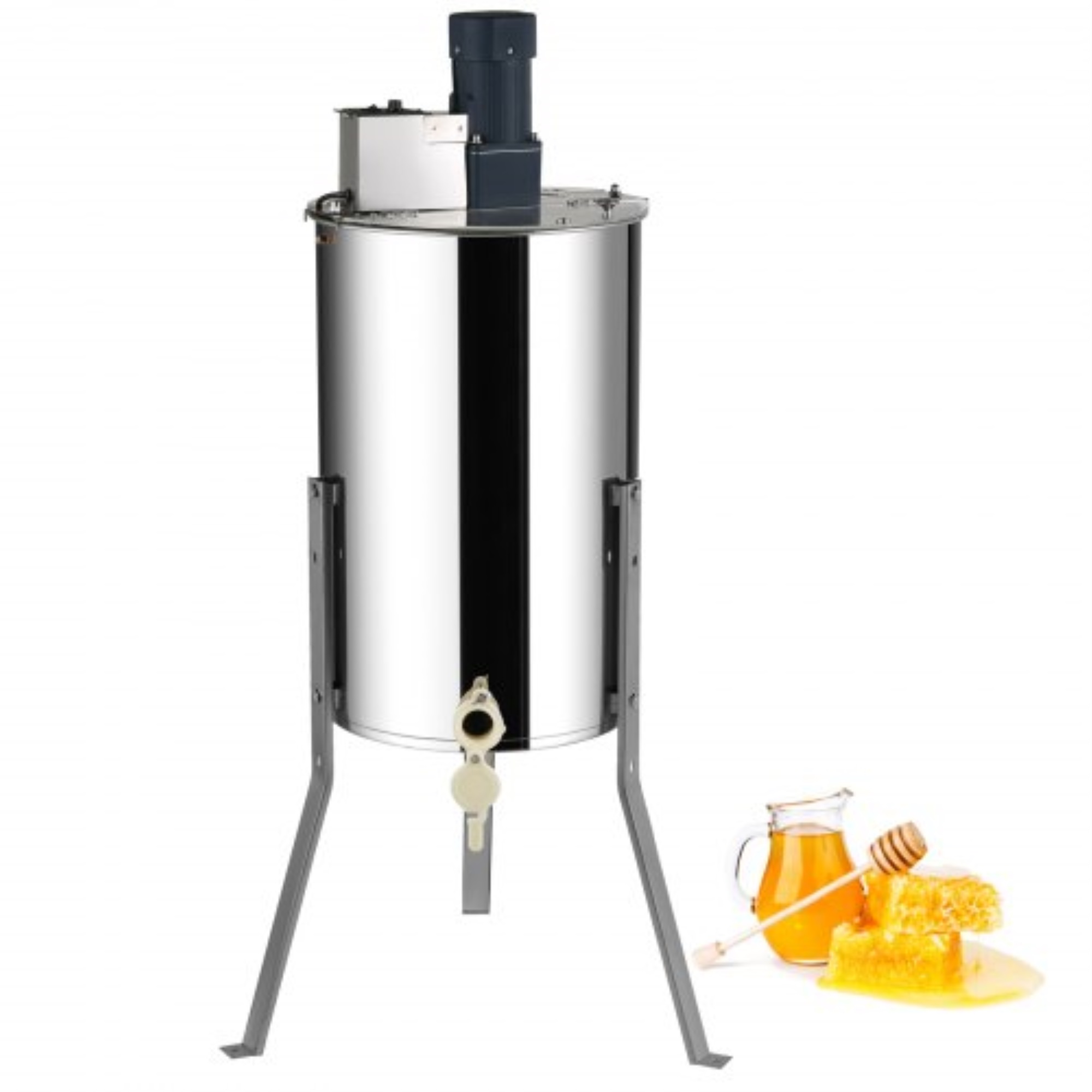 VEVOR Electric Honey Extractor, 2/4 Frames Honey Spinner Extractor