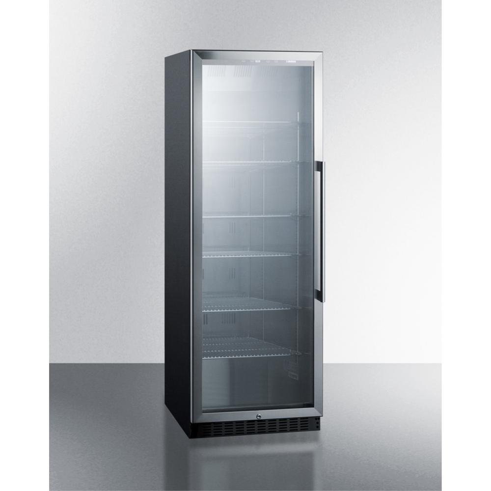 Summit Commercial Commercially approved beverage center with self-closing door and left hand door swing