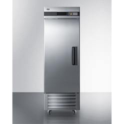 Summit Commercial Commercially approved 23 cu.ft. reach-in refrigerator in complete stainless steel, left hand door swing