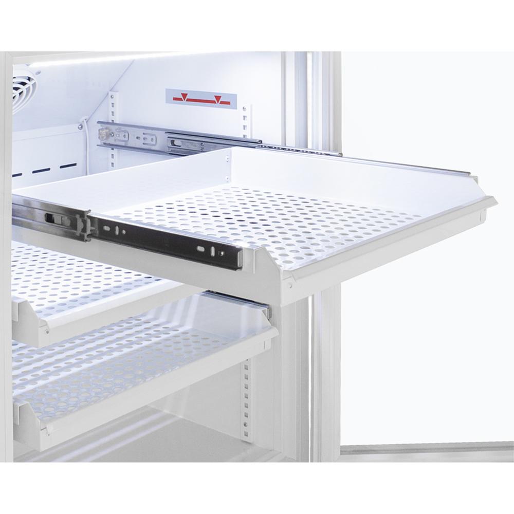 AccuCold Pharma-Vac Performance Series 12 cu.ft. all-refrigerator with glass door and internal drawers