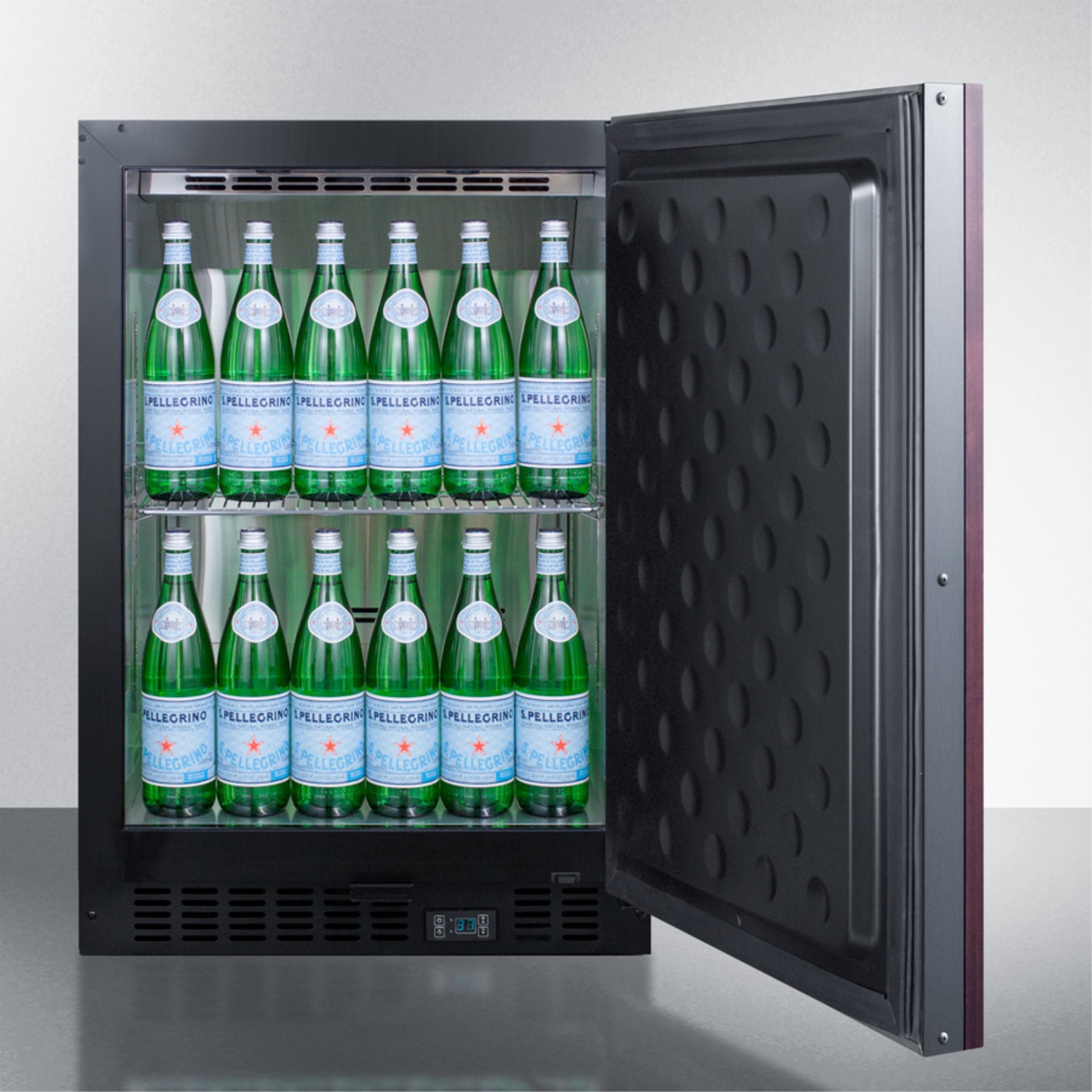 Summit Commercial Built-in undercounter commercial refrigerator with solid panel-ready door and SS interior