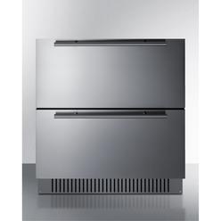 Summit 30" wide built-in undercounter ADA height 2-drawer outdoor all-refrigerator