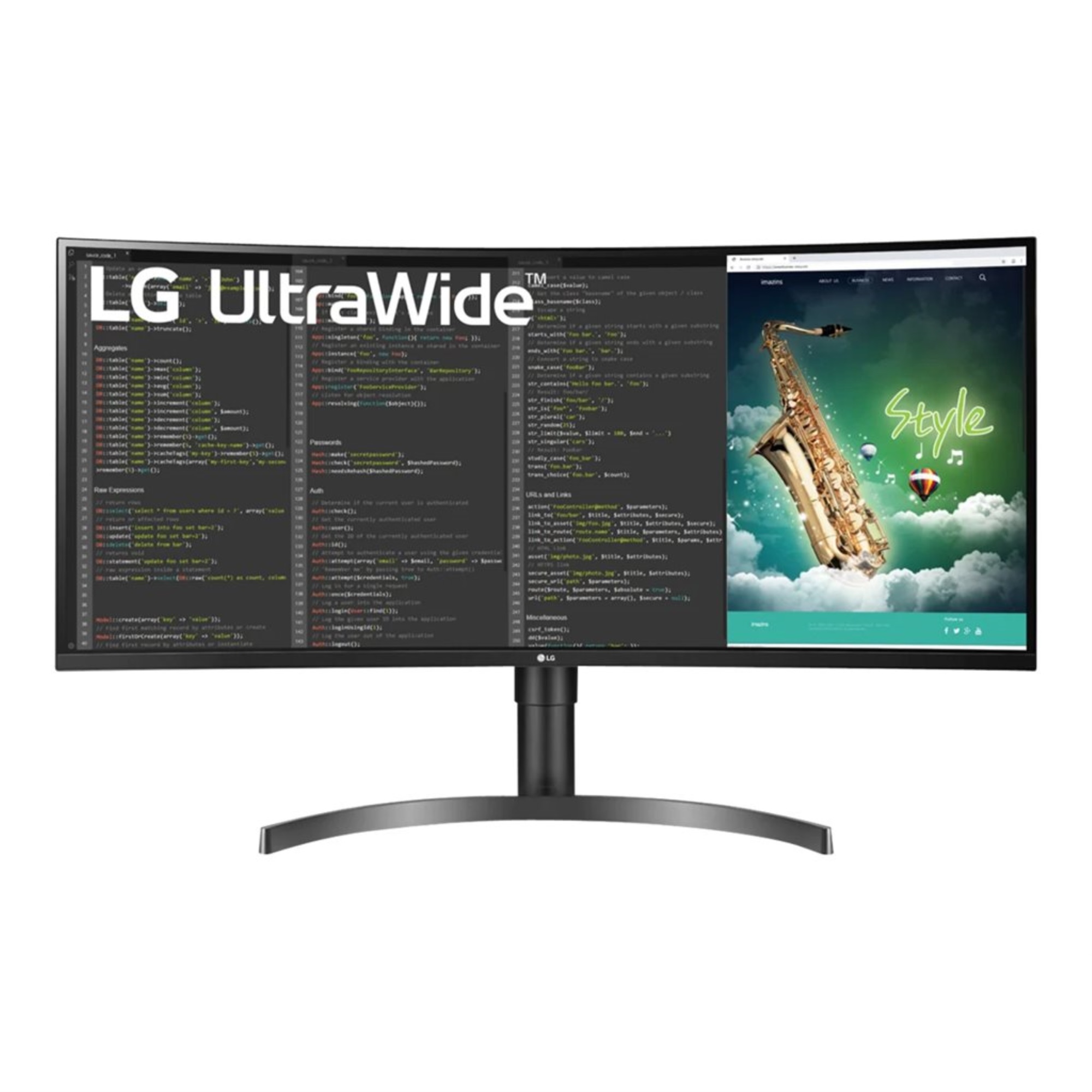 LG 35BN75CN-B - LED monitor - curved - 35" - HDR