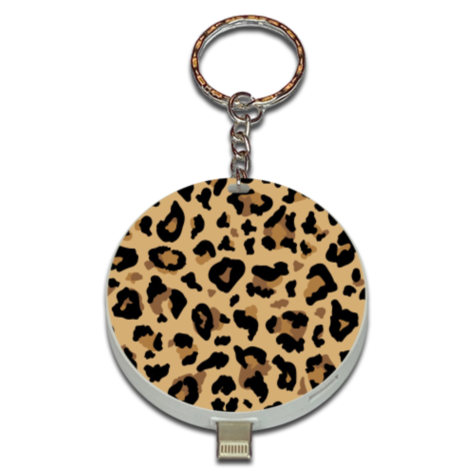 UPLUG Cheetah Print Charger Power Bank Key-Chain