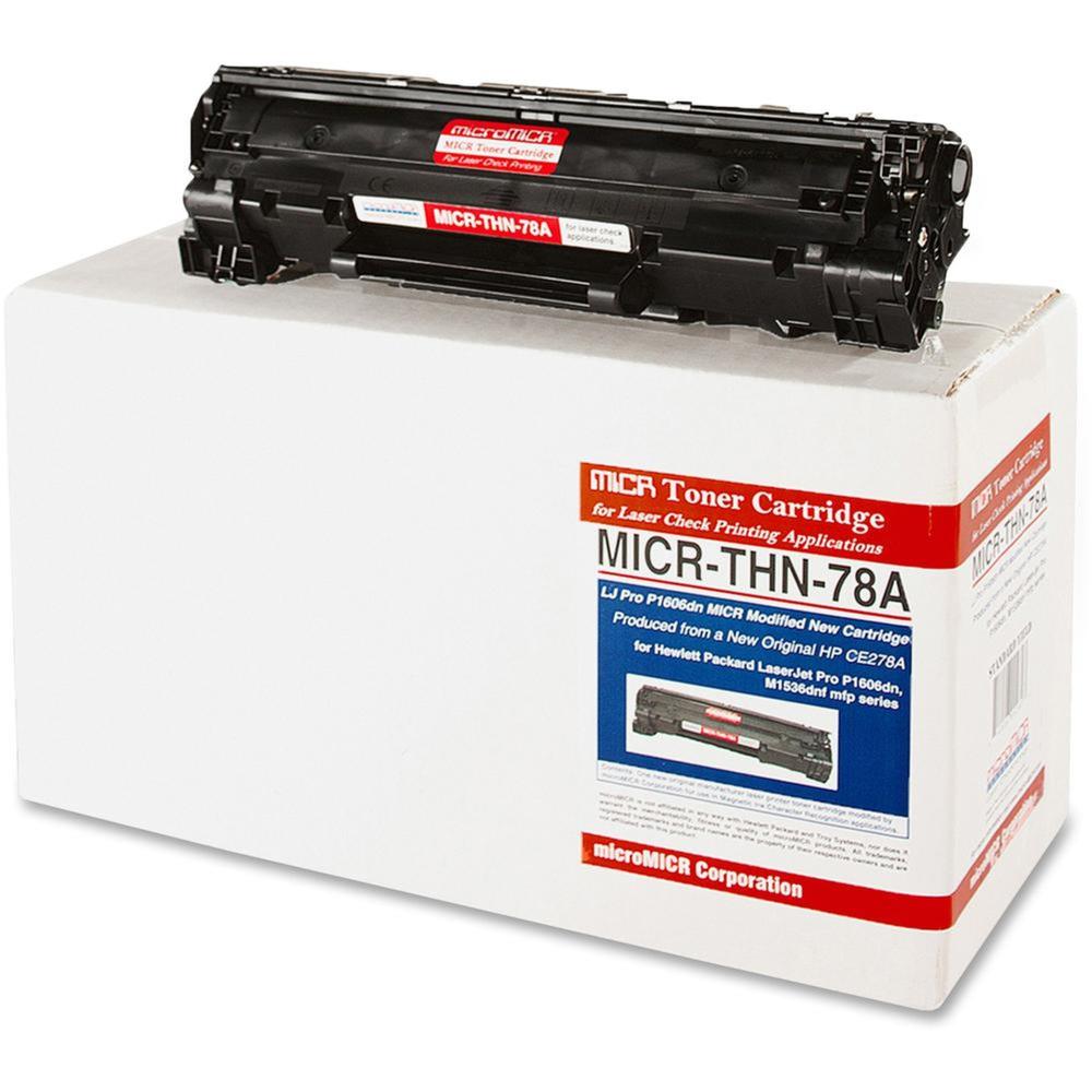 microMICR MICR Toner Cartridge - Alternative for HP - Laser - 2100 Pages - Black - 1 Each