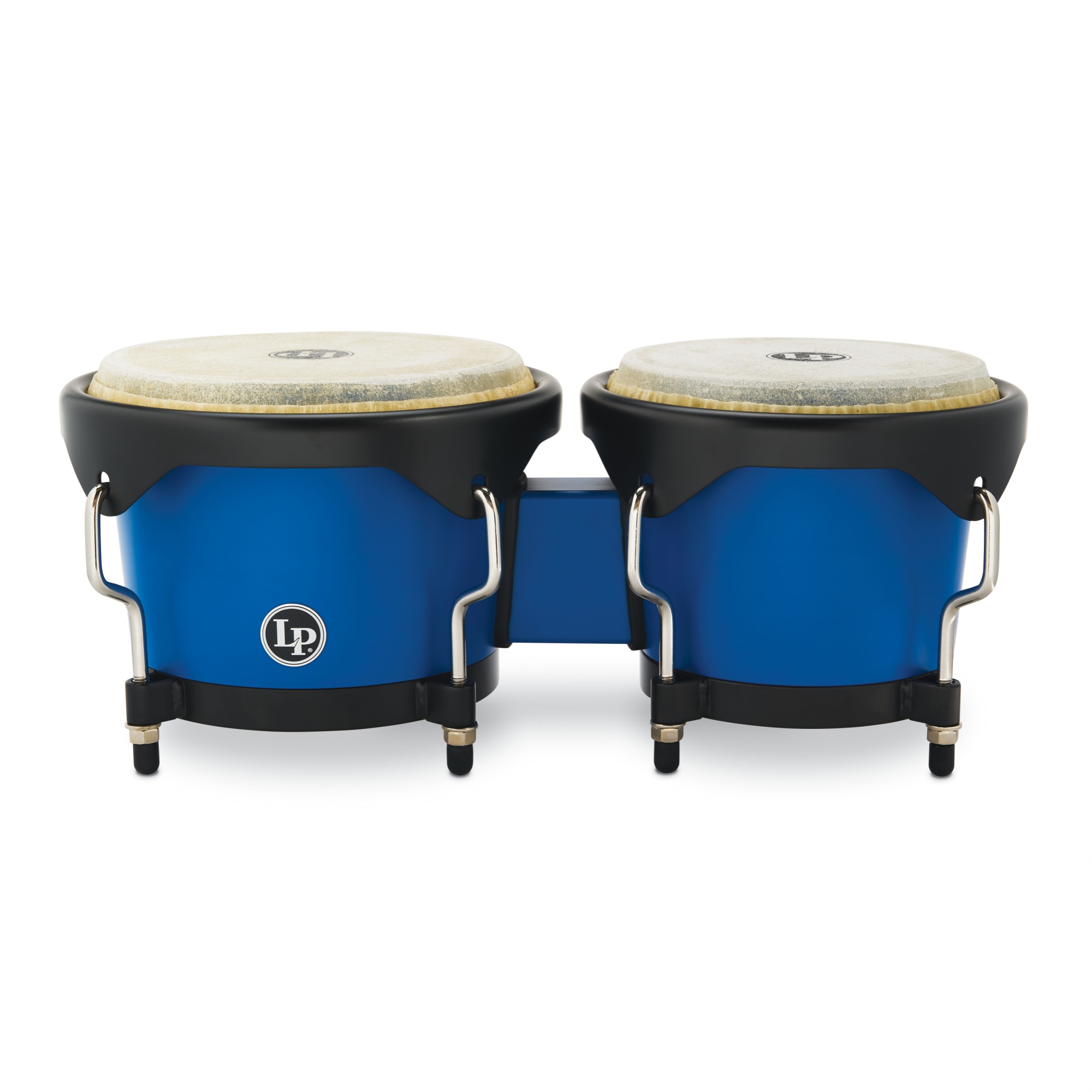 Fisher-Price Latin Percussion LP601D-DB-K Discovery Series 6-1/4-inch and 7 1/4-inch Bongo with FREE Carrying Bag - Race Car Blue