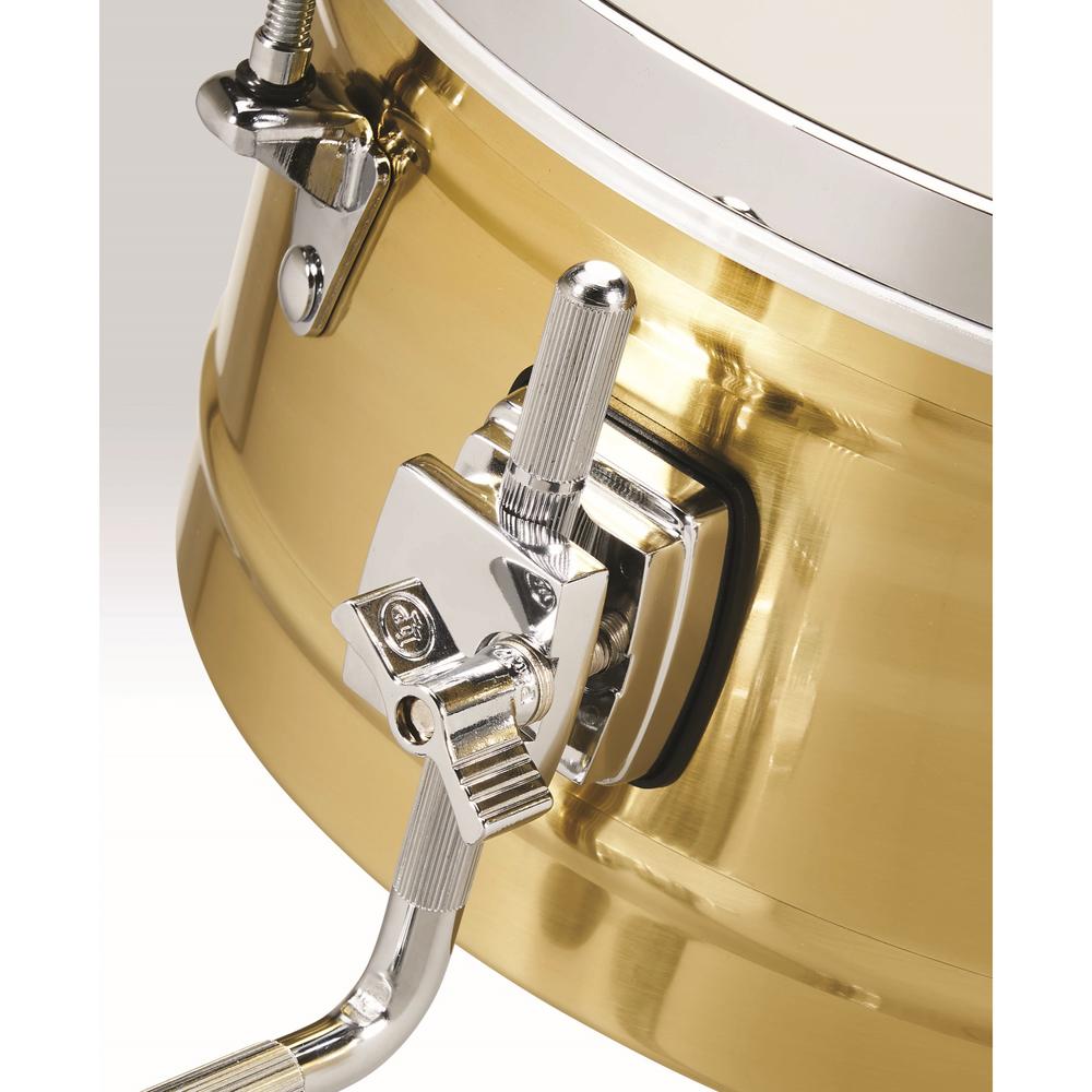 Fisher-Price 13" Brass Timbale with Chrome Hardware and Mount Bracket