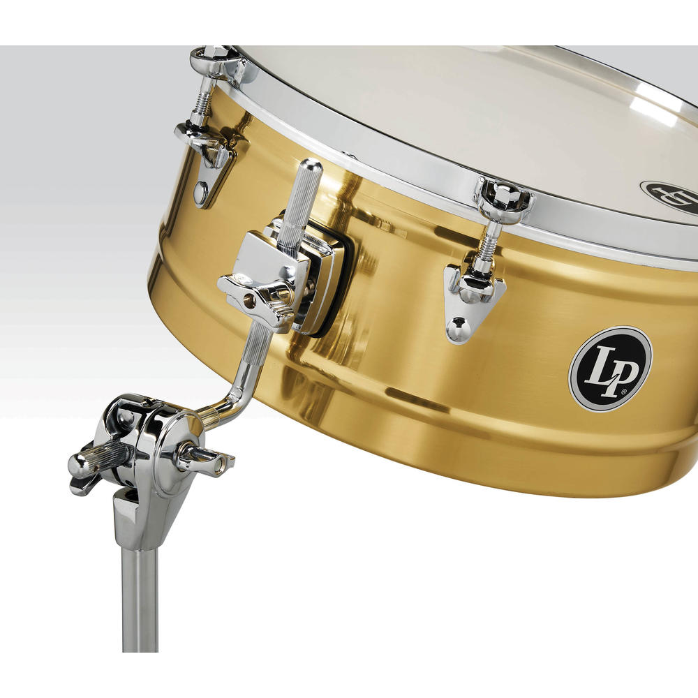 Fisher-Price 14" Brass Timbale with Chrome Hardware and Mount Bracket