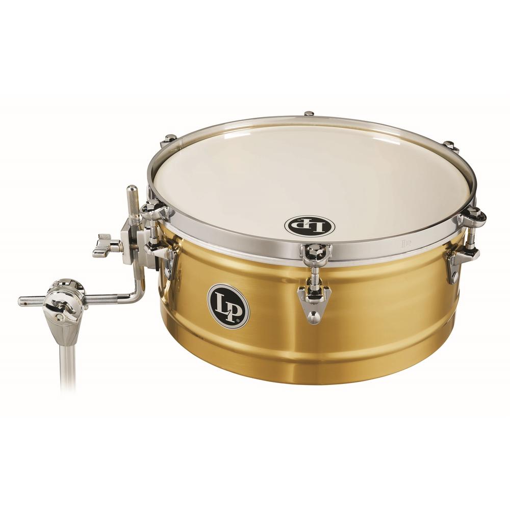 Fisher-Price 14" Brass Timbale with Chrome Hardware and Mount Bracket