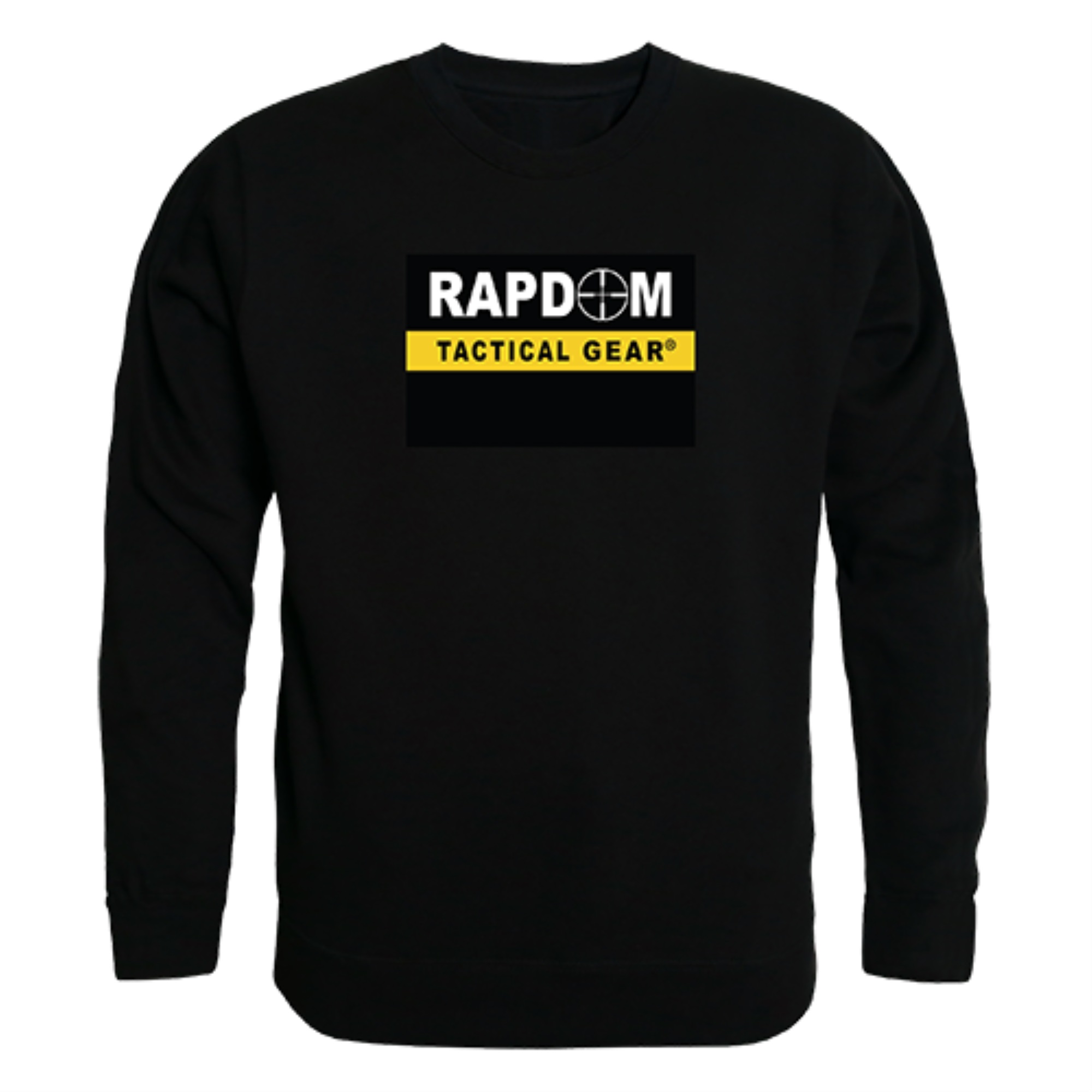 Rapid Dominance Graphic Crewneck, RAPDOM, Black, XL
