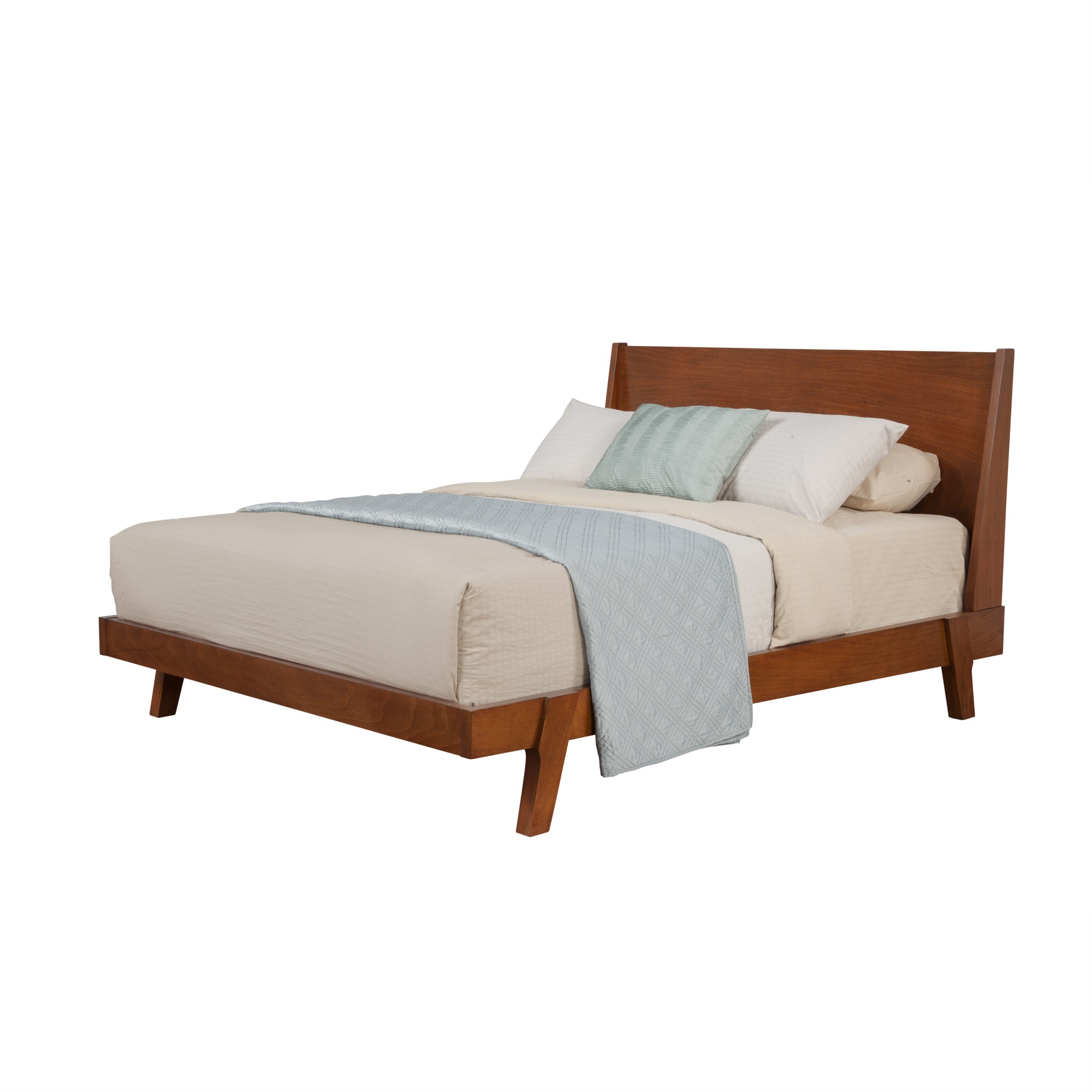 IDEAZ International LLC 1386APB Brown Sophisticated Full Size Platform Bed