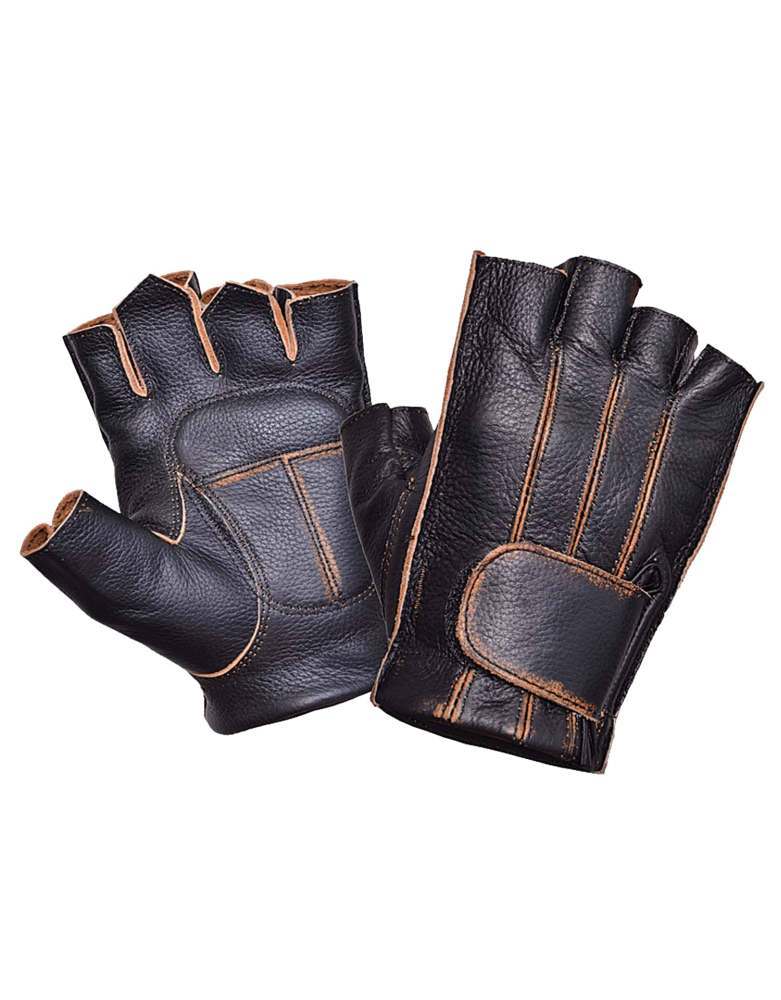 Gloves Men's Fingerless Motorcycle Gloves
