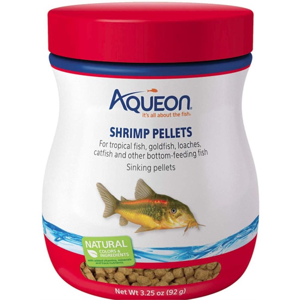 Aqueon Shrimp Pellets Fish Food Sinking Pellets for Tropical Fish and Bottom Feeders