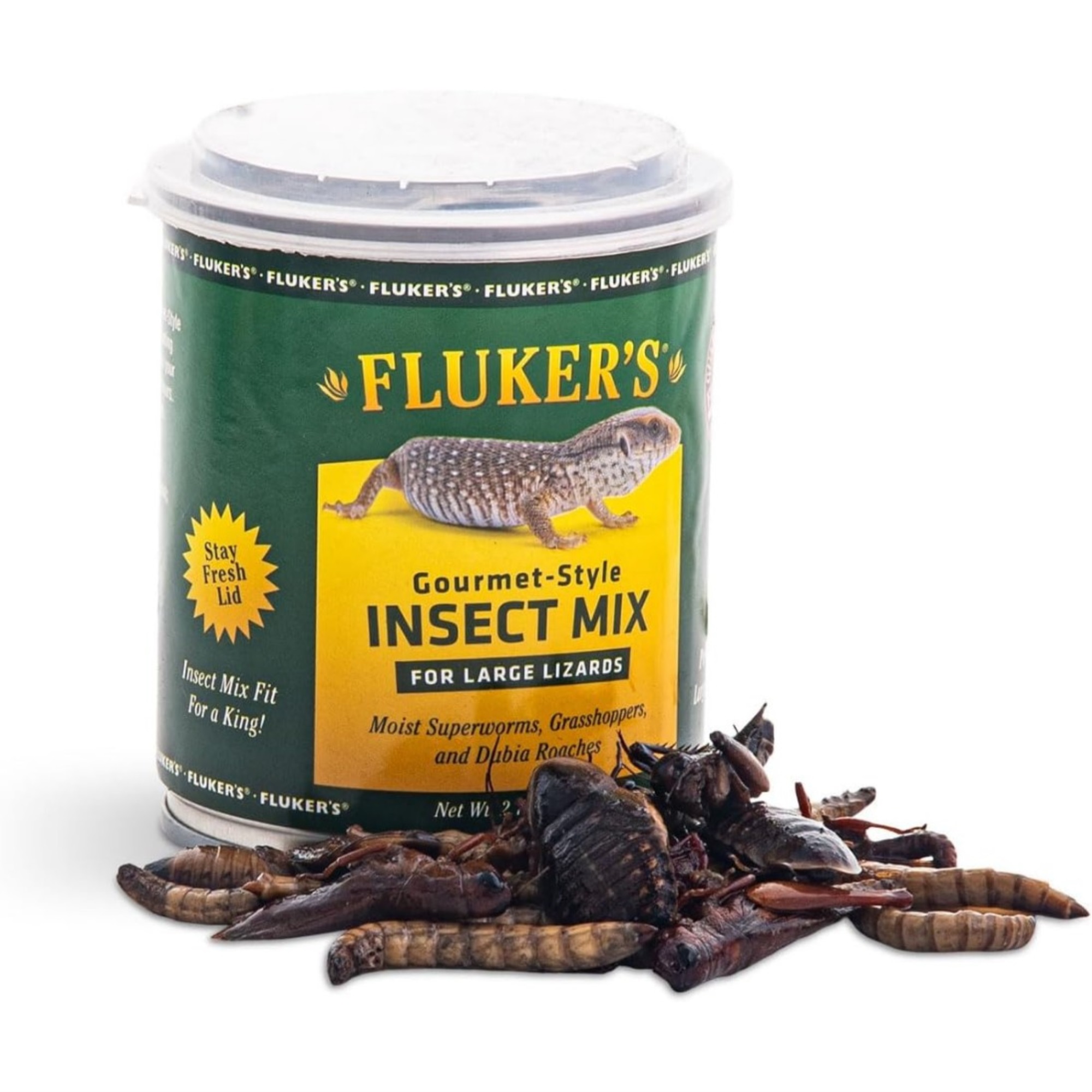 Flukers Gourmet Style Canned Insect Mix for Large Reptiles