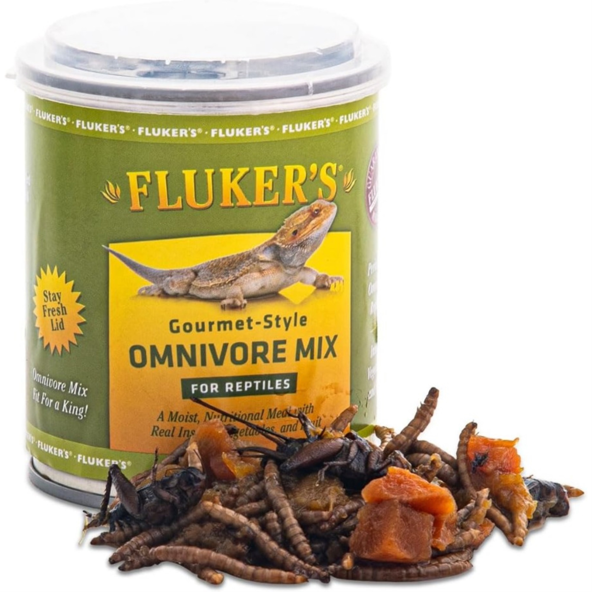 Flukers Gourmet Style Canned Omnivore Mix for Reptiles